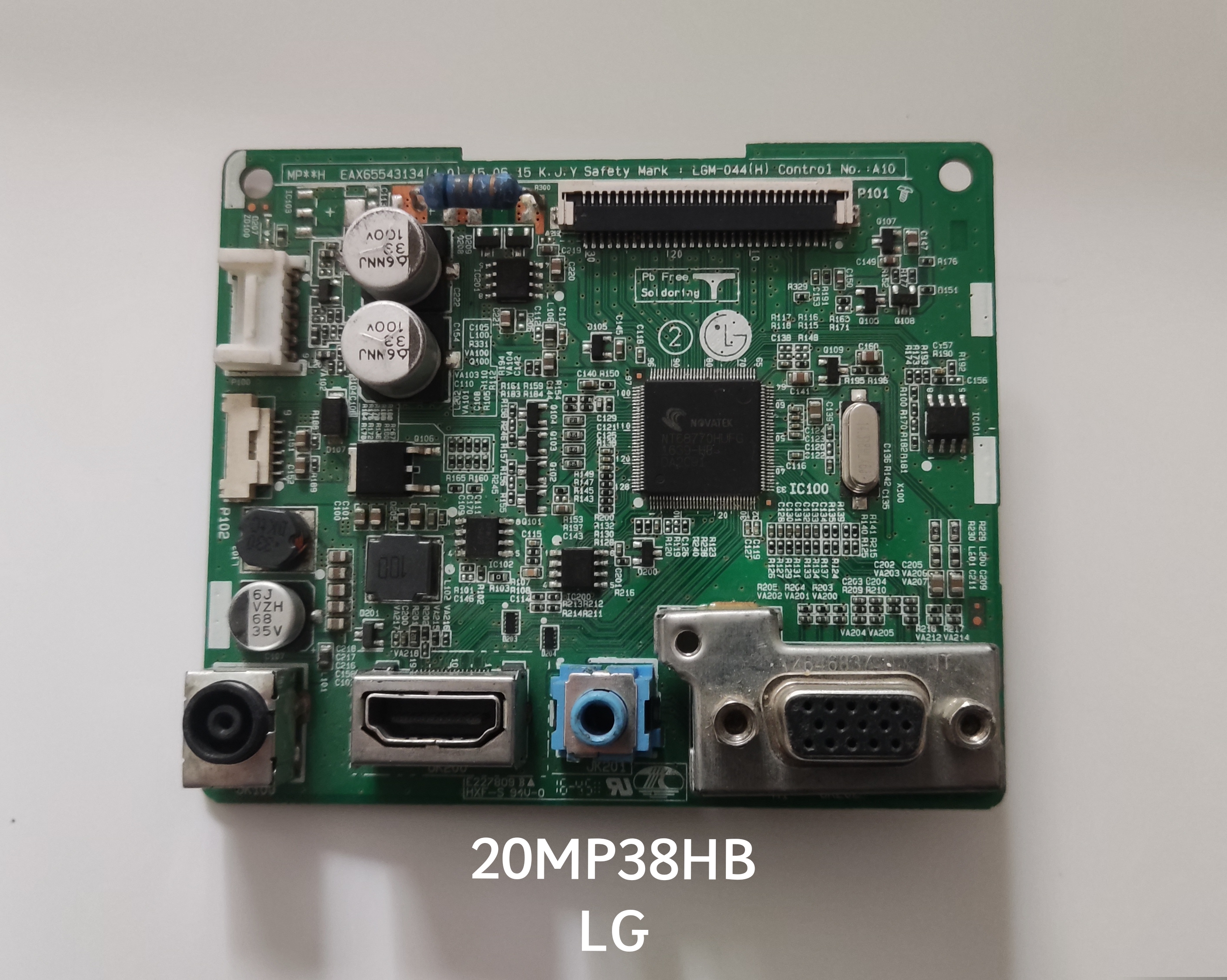 برد کامل مانیتور ال ای دی مدل 20mp38HB